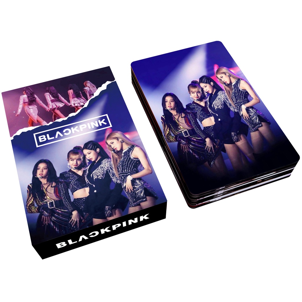 Hộp 55 Tấm Ảnh lomo Card jennie jisoo lisa rose Nhóm Blackpink