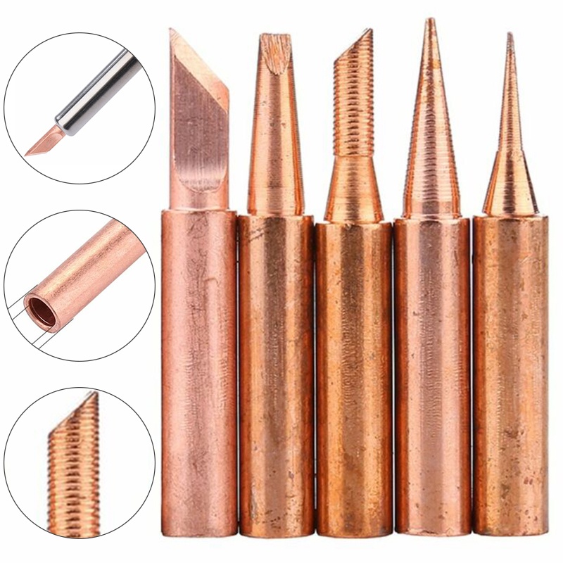 ​Đầu Hàn Bằng Đồng Nguyên Chất id 4mm 200-480 Độ 900m-Ti 900m-t-b Mới