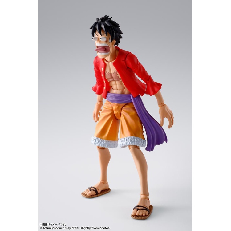 Bandai shf one piece one piece one piece monkey d luffy mũ rơm touch onishima có thể di chuyển thành phẩm