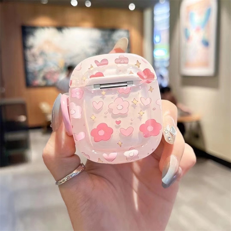 Vỏ airpods Three-dimensional hyun ya flower thích hợp cho airpods1 / 2 3 pro pro2 earphone set vỏ bảo vệ bluetooth không dây air pods pro 3 earphone protective case