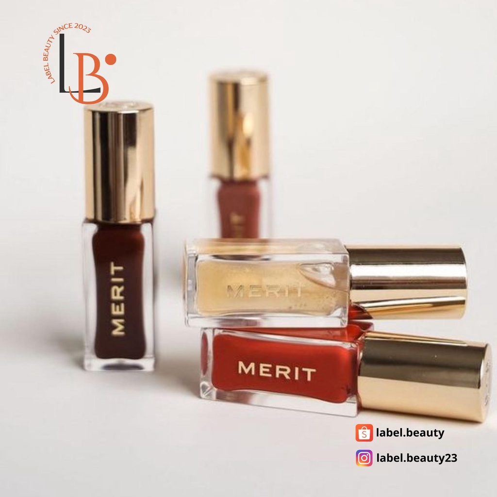 ✨ Son bóng có dưỡng Merit Shade Slick Tinted Lip Oil - 𝐋𝐚𝐛𝐞𝐥.𝐛𝐞𝐚𝐮𝐭𝐲 ✨