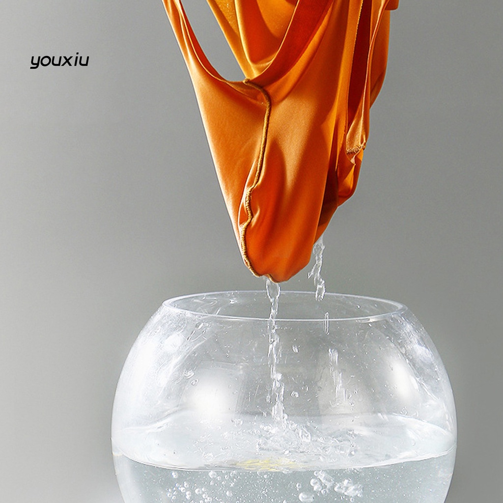 Yfp u lồi màu rắn liền mạch quần sịp nam ice silk mid-eo đồ lót nam