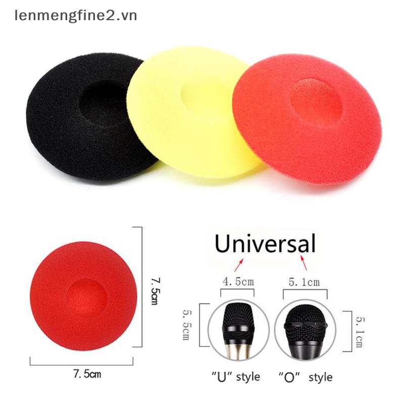 40 cái microphone sponge foam cover removal windscreen bảo vệ mic cap pad