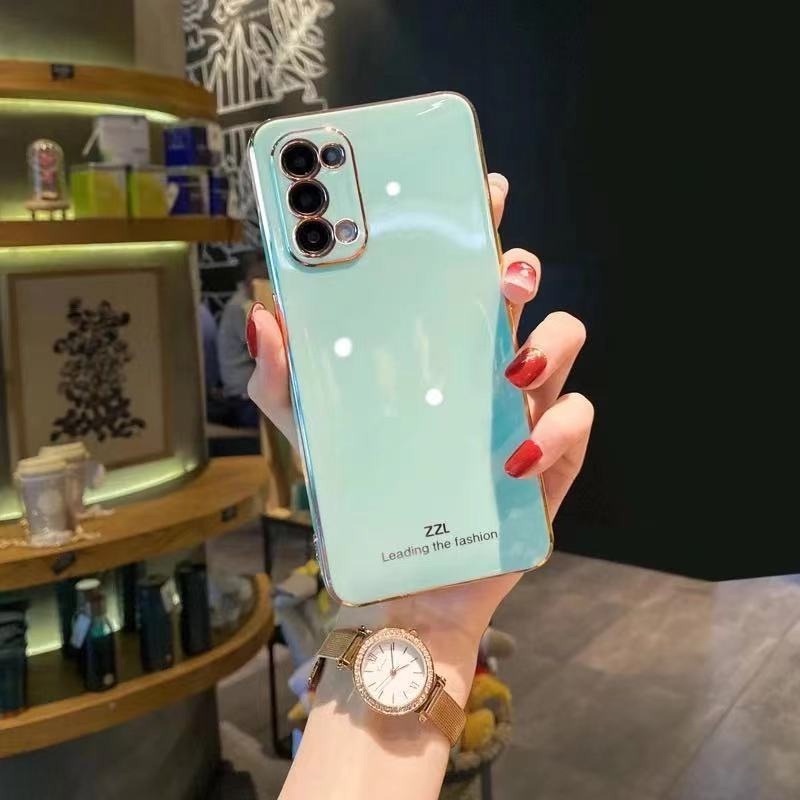 OPPO Reno 10 Pro Plus Ôp Điện Thoại Dẻo Tráng Gương Sang Trọng Cho oppo reno 10 pro plus OPPO A78 A98 A57 2022 Reno 8T 8z 7z 6z 5z 10 Pro Plus 5G Ốp