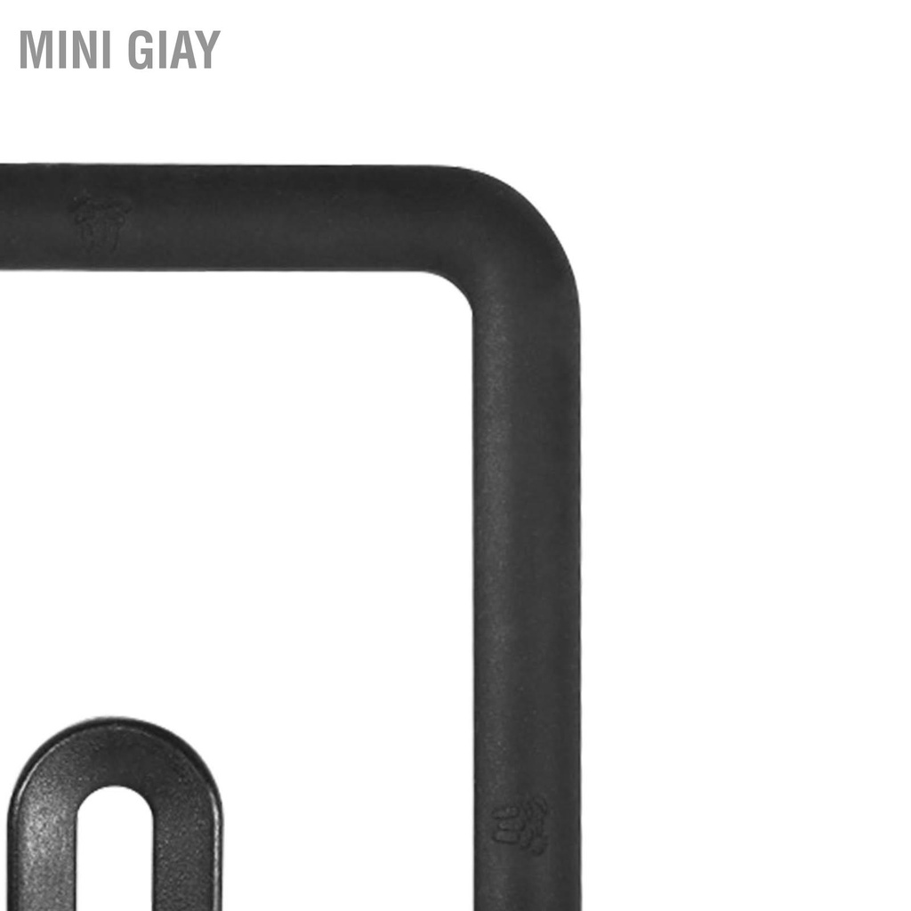 Mini Giay Nắp nồi thủy tinh hình chữ nhật dày có thể nhìn thấy bằng silicon được chảo màu đen