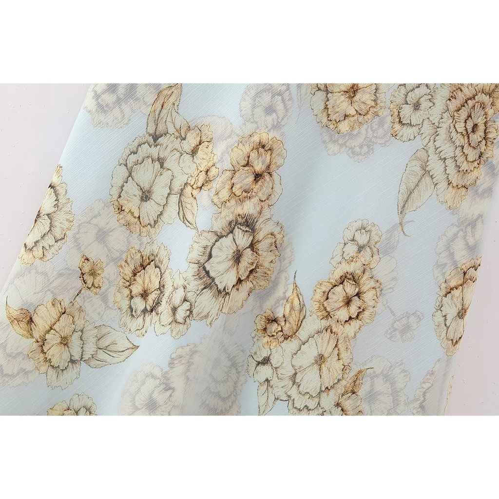 Áo Sơ Mi Nữ Dài Tay In Họa Tiết Phong Cách Mới4387249Set Chân Váy Lưng Cao + Quạt Cầm Tay Xinh Xắn Thời Trang7969226