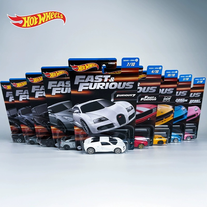 Hot wheels 2023 fast and furious series bugatti veyron nissan gtr35 1/64 đồ chơi mô hình ô tô hợp kim hnr88