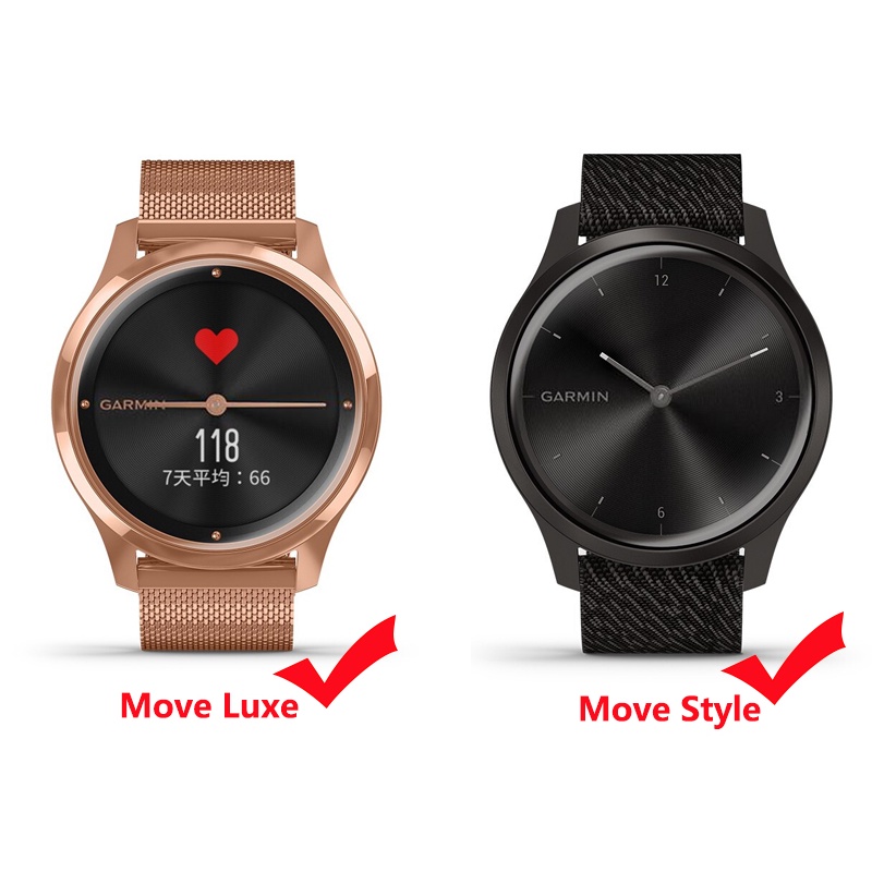 Dây Đeo Khóa Nam Châm Cho Đồng Hồ Thông Minh Garmin Vivomove Luxe