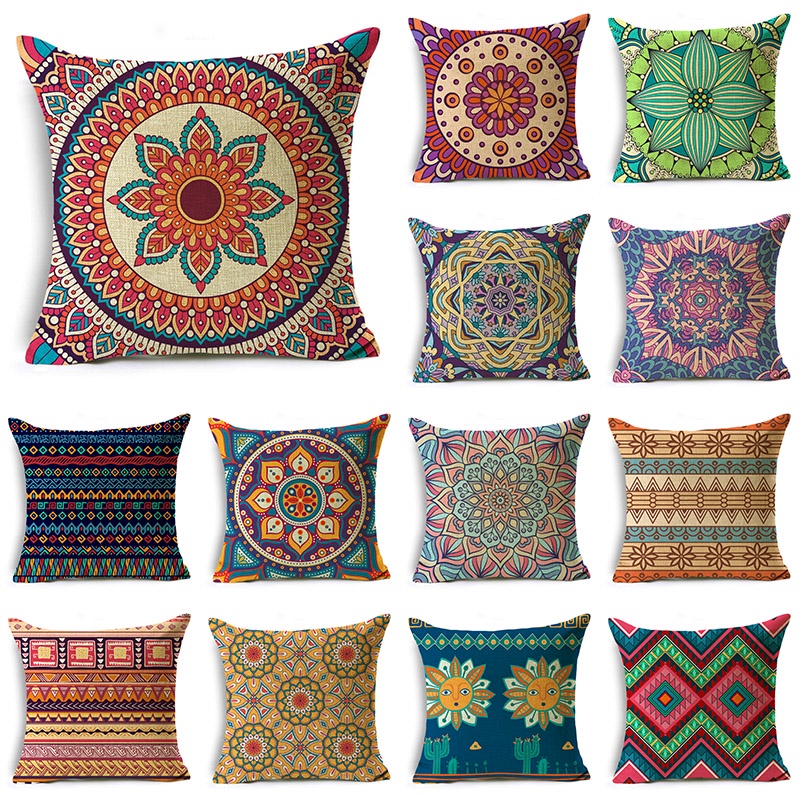 Đệm Lót Ghế Sofa Phòng Khách / Xe Hơi Hình Vuông Phong Cách Ramadan Bohemian Năm 2023 Kích Thước 45X