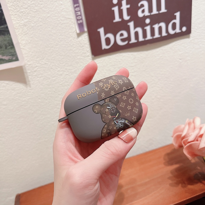 Vỏ Bảo Vệ Hộp Sạc Tai Nghe Không Dây Chống Rơi Hình Gấu Violent Cho Sony Linkbuds S