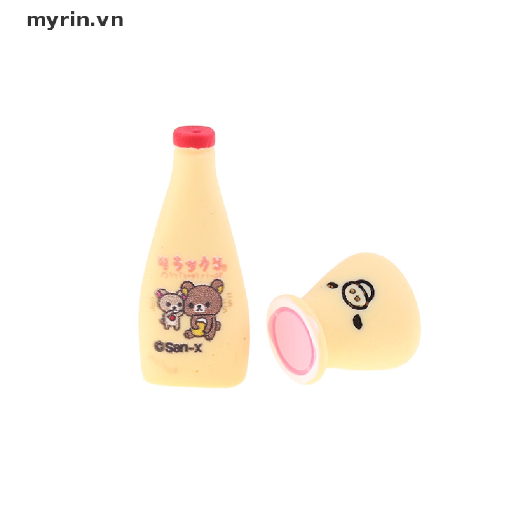 Set 6 Mô Hình Bánh Pudding Mini Tỉ Lệ 1: 12 Dùng Để Trang Trí Nhà Búp Bê