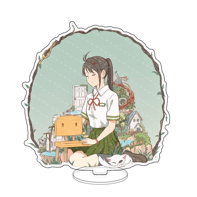 Giá Đỡ Mô Hình Nhân Vật Anime Bằng Acrylic YB2 Suzume no Tojimari