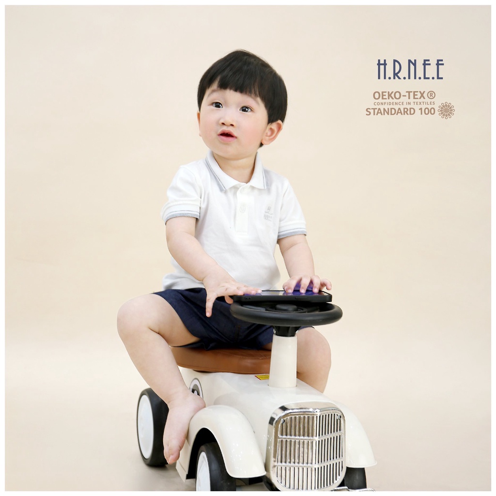 Áo Polo/ Áo Sơ mi Cộc Tay Hrnee Cho Bé Trai Bé Gái Size Từ 6-9M Đến 3-4Y