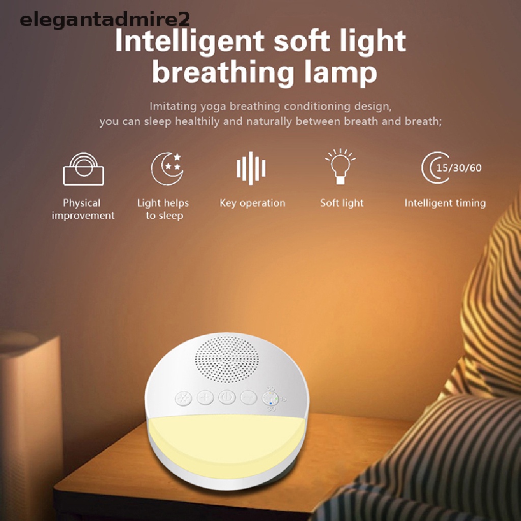 Máy Tạo Tiếng Ồn Trắng Có Đèn Ngủ Tiện Dụng Cho Bé