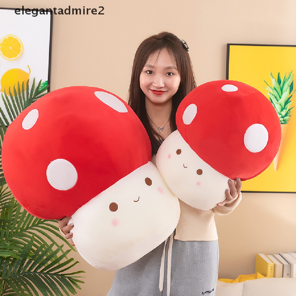 Móc Khóa Hình Cây Nấm Nhồi Bông Dễ Thương Dùng Trang Trí