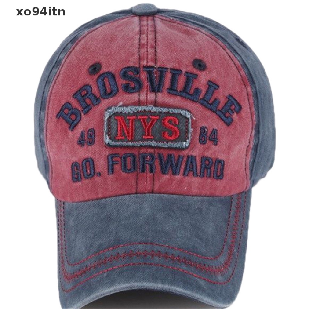 Mũ Lưỡi Trai Cotton Thêu Chữ Dad Trucker Phong Cách Retro Cho Nam Nữ