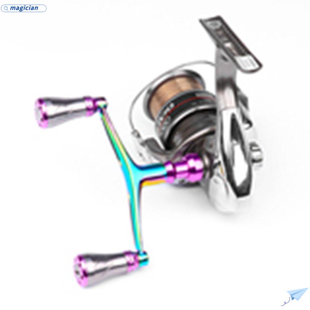 Máy Câu Cá Tay Cầm Đôi Bằng Hợp Kim Nhôm Ổn Định Phong Cách Retro