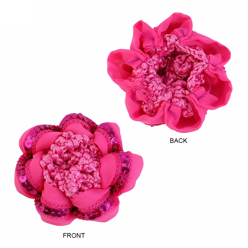 Lưới Búi Tóc Đính Kim Sa Lấp Lánh Màu Trơn Đơn Giản Thời Trang Cho Nữ