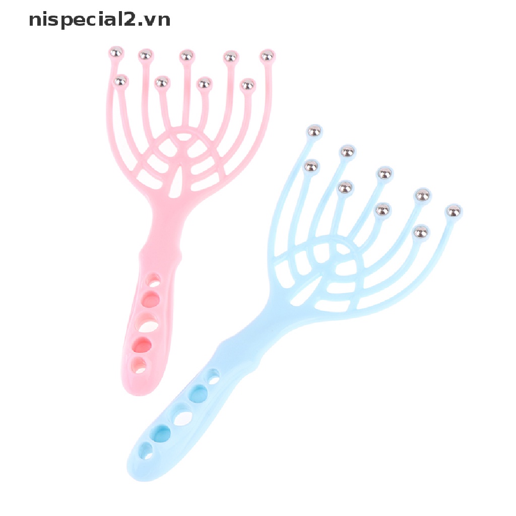 Dụng Cụ Mát Xa Da Đầu Hình Bạch Tuộc Giúp Giảm Căng Thẳng