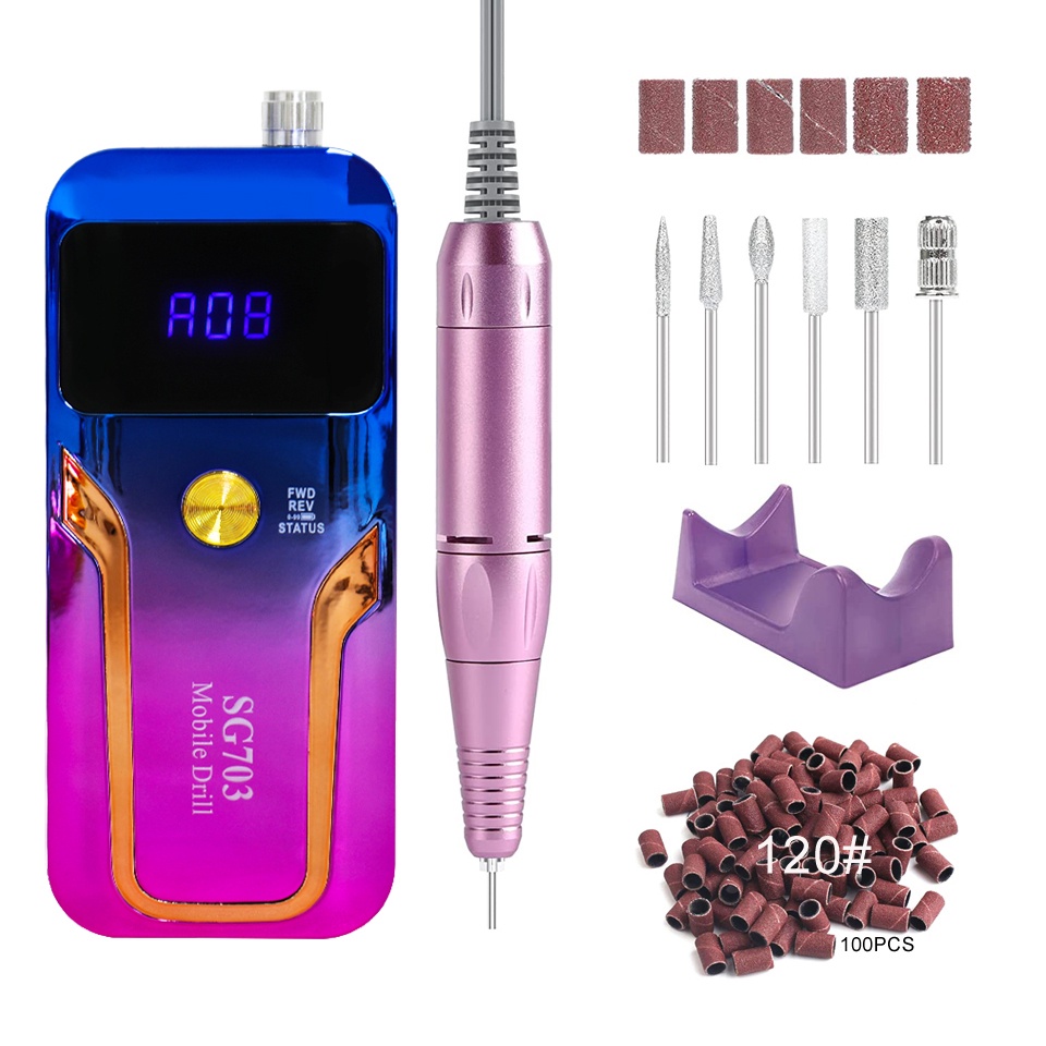 Máy Mài Móng Tay Không Dây Chuyên Nghiệp 3500RPM