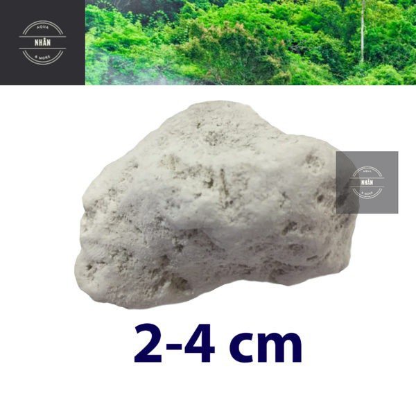 Đá lông vũ 1kg hay đá nham thạch trắng hàng nhập khẩu vật liệu lọc hồ koi - Nhhân Aqua- Giao hàng siêu nhanh.