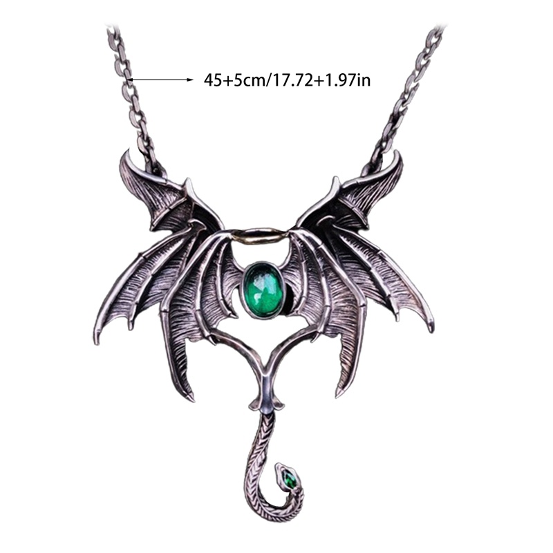 Vòng cổ Hợp Kim Hình Dơi Đính Đá Độc Đáo