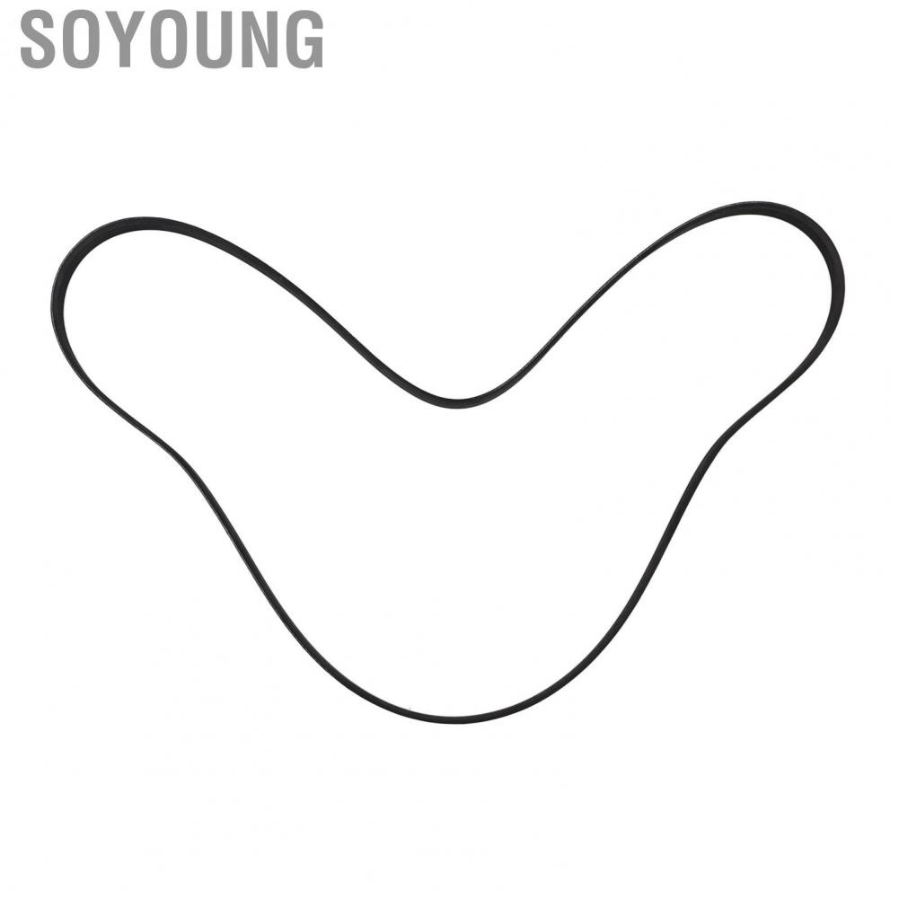 Soyoung AC Compressor Serpentine Drive Belt  Oil Heat Resistant Strong Tensile Cords High Strength 6PK1540 for Car
