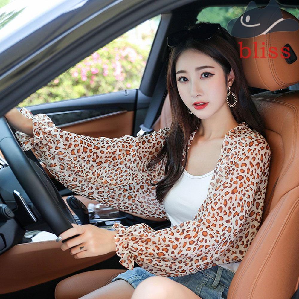 Vỏ Bọc Cánh Tay Làm Mát Họa Tiết Hoa Dành Cho Lái Xe / Chạy Bộ / Câu Cá