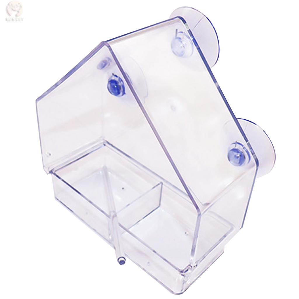 Tl Dụng Cụ Cho Chim Ăn Có Lỗ Thoát Nước Gắn Cửa Sổ Cực Mạnh