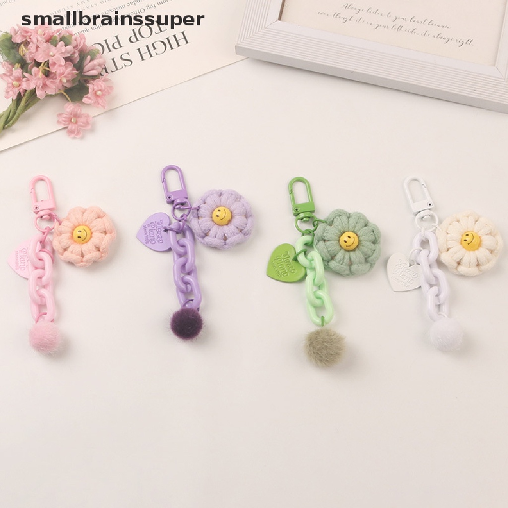 Móc Khóa Bông Hoa Mặt Cười Dễ Thương Nhiều Màu Sắc SBS