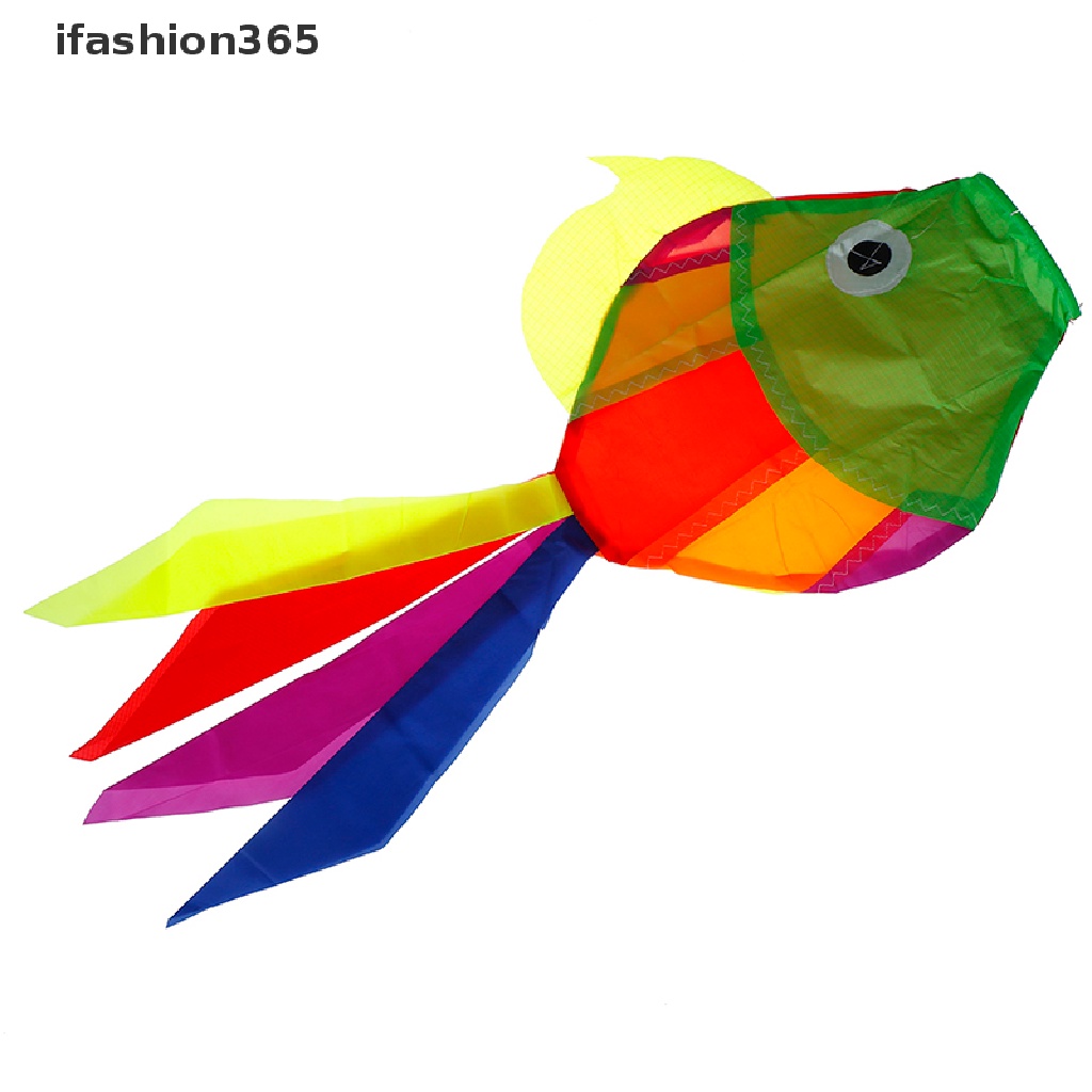 [ifashion365] Đồ Chơi Diều Hình Cá Mưa / Gió Trang Trí Vườn / Ngoài Trời Cho Trẻ Em
