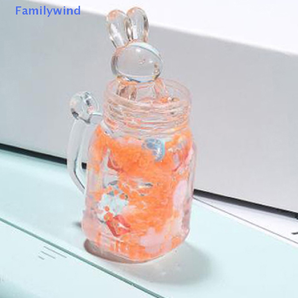 Set 2 Cốc Sứ Mềm Hình Thỏ Hoạt Hình Có Móc Khóa Trang Trí Nhà Cửa