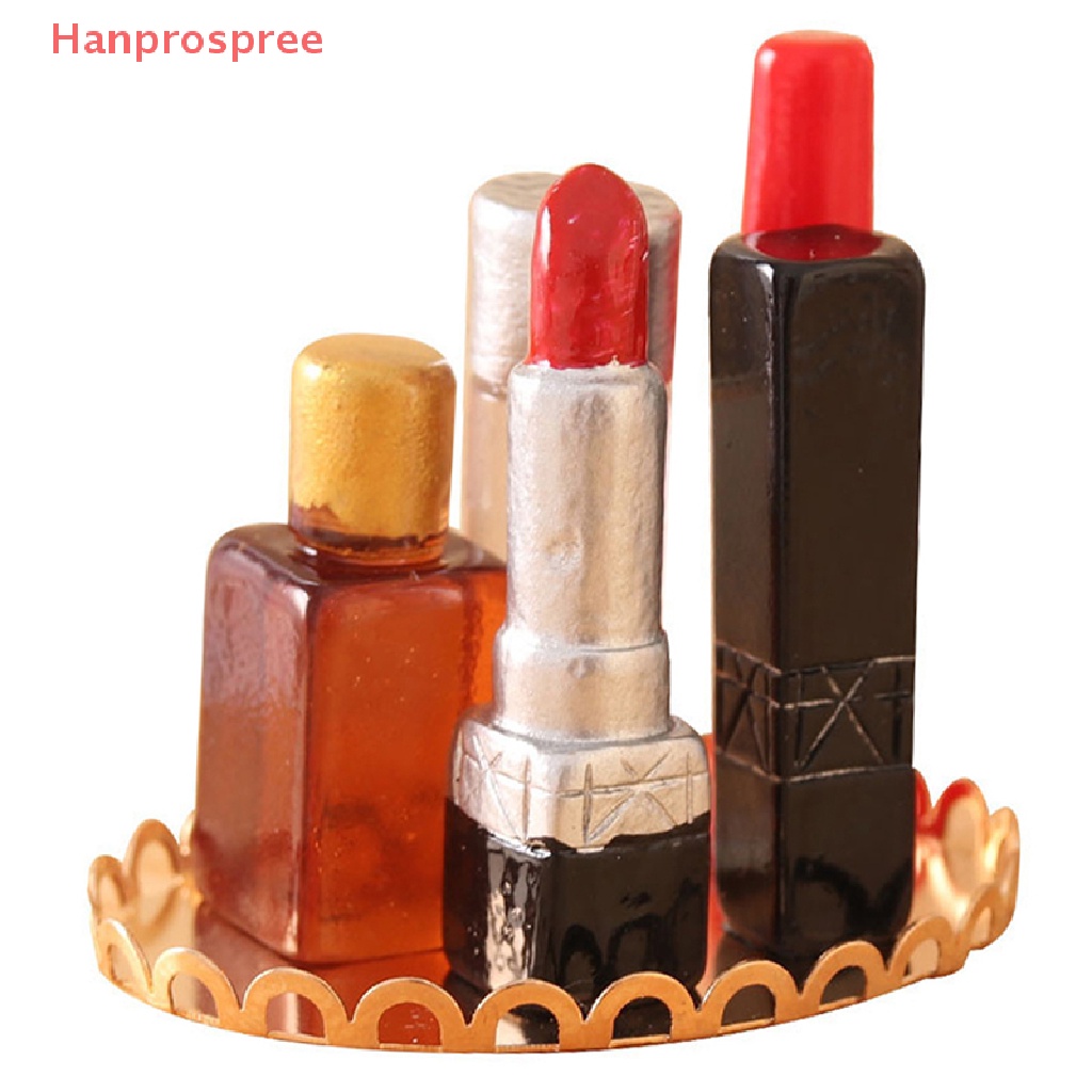 Mô Hình Bộ Dụng Cụ Trang Điểm Môi Mini Tỉ Lệ 1: 6 Trang Trí Nhà Búp Bê