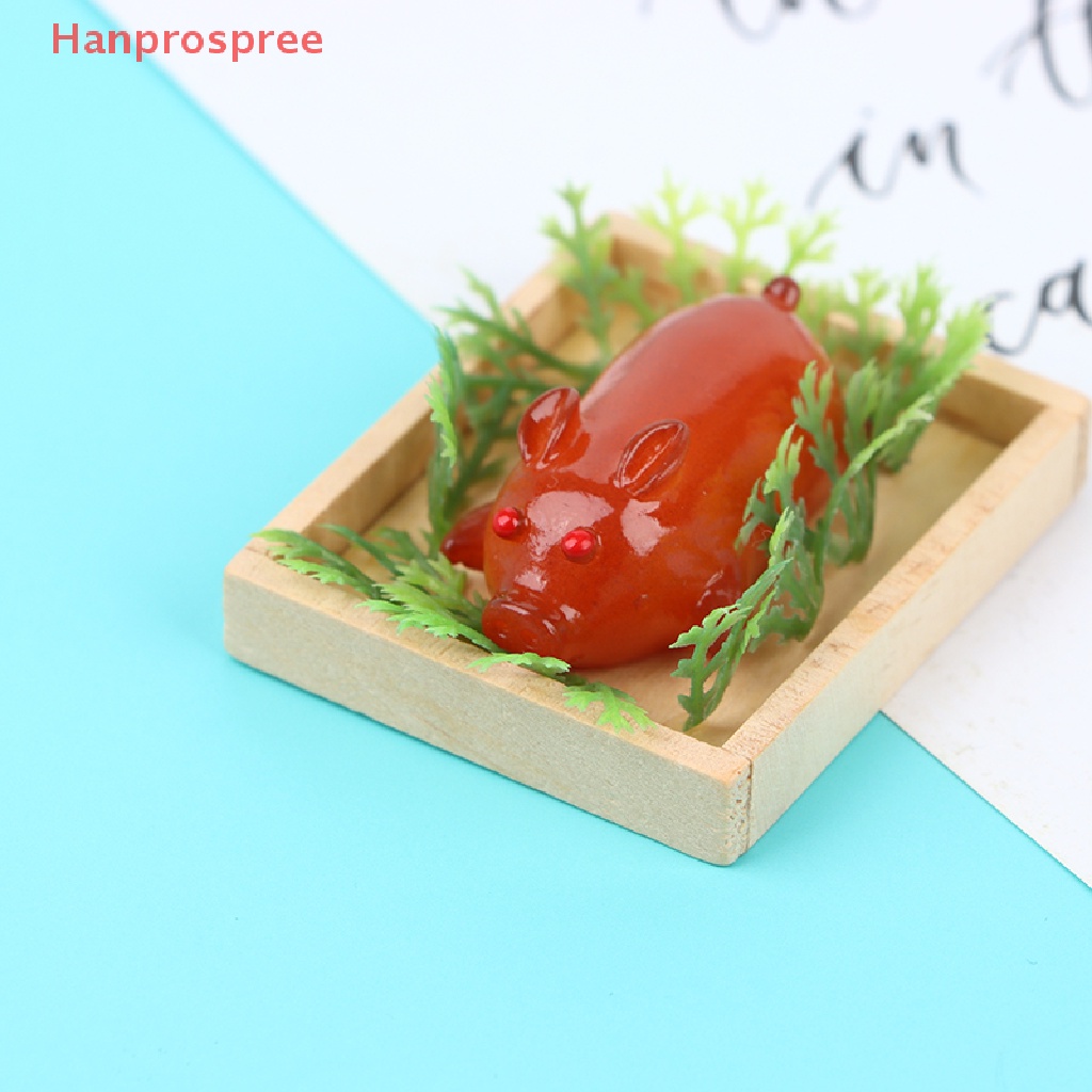 Mô Hình Khay Đựng Thức Ăn Hình Heo Con Tỉ Lệ 1: 12 Trang Trí Nhà Búp Bê