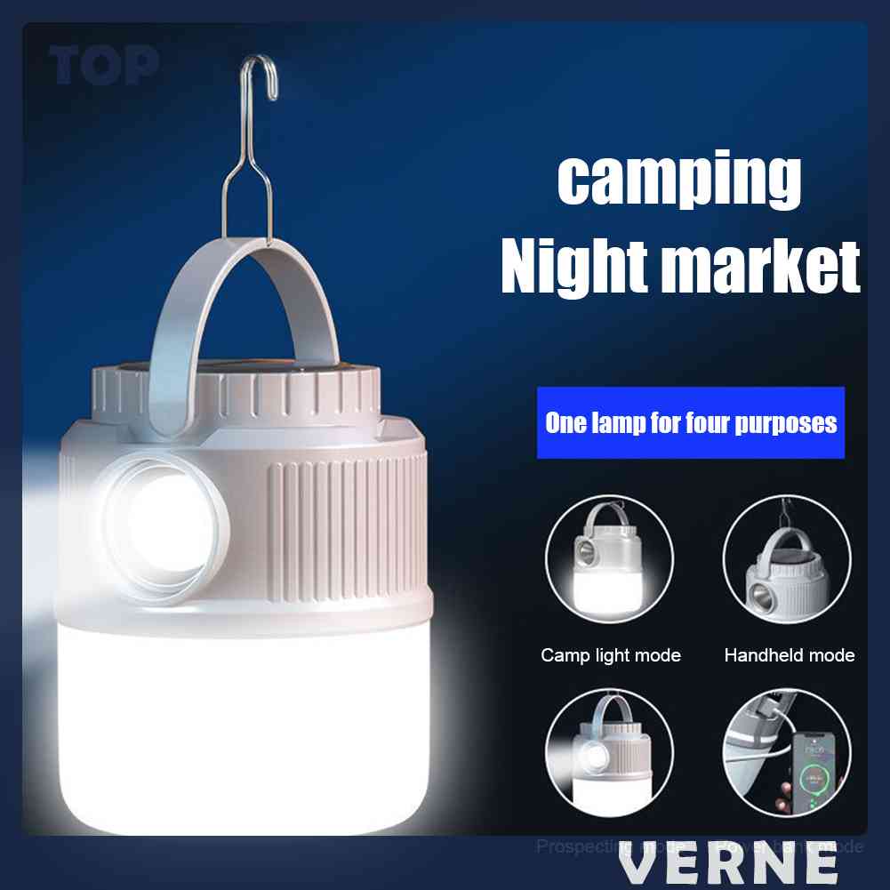 Đèn Pin Cắm Trại Đa Năng 450LM