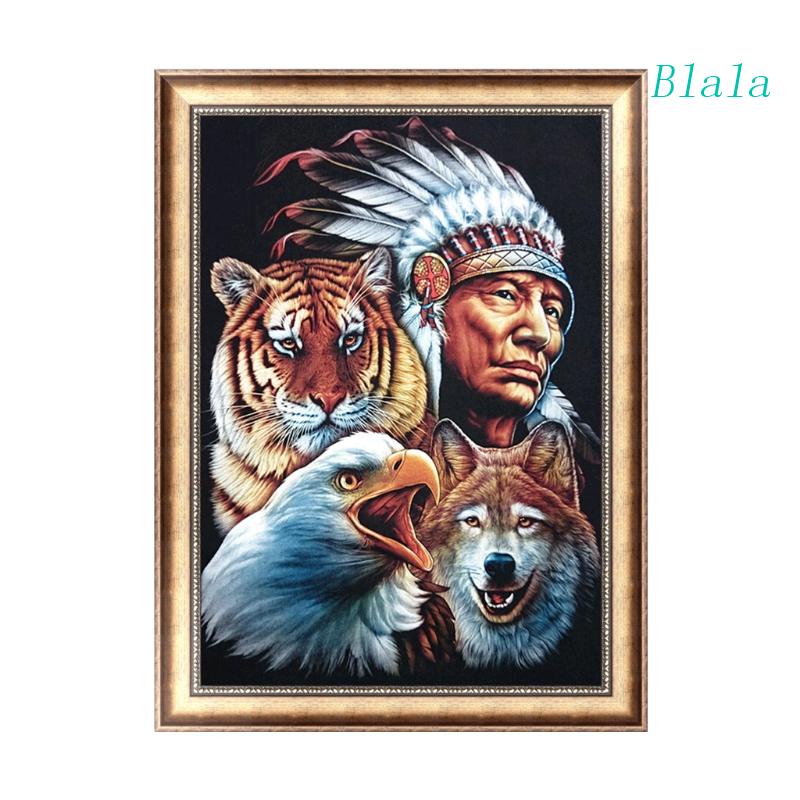 Bộ Tranh Đính Đá 5D Tự Làm Hình Động Vật Dễ Thương