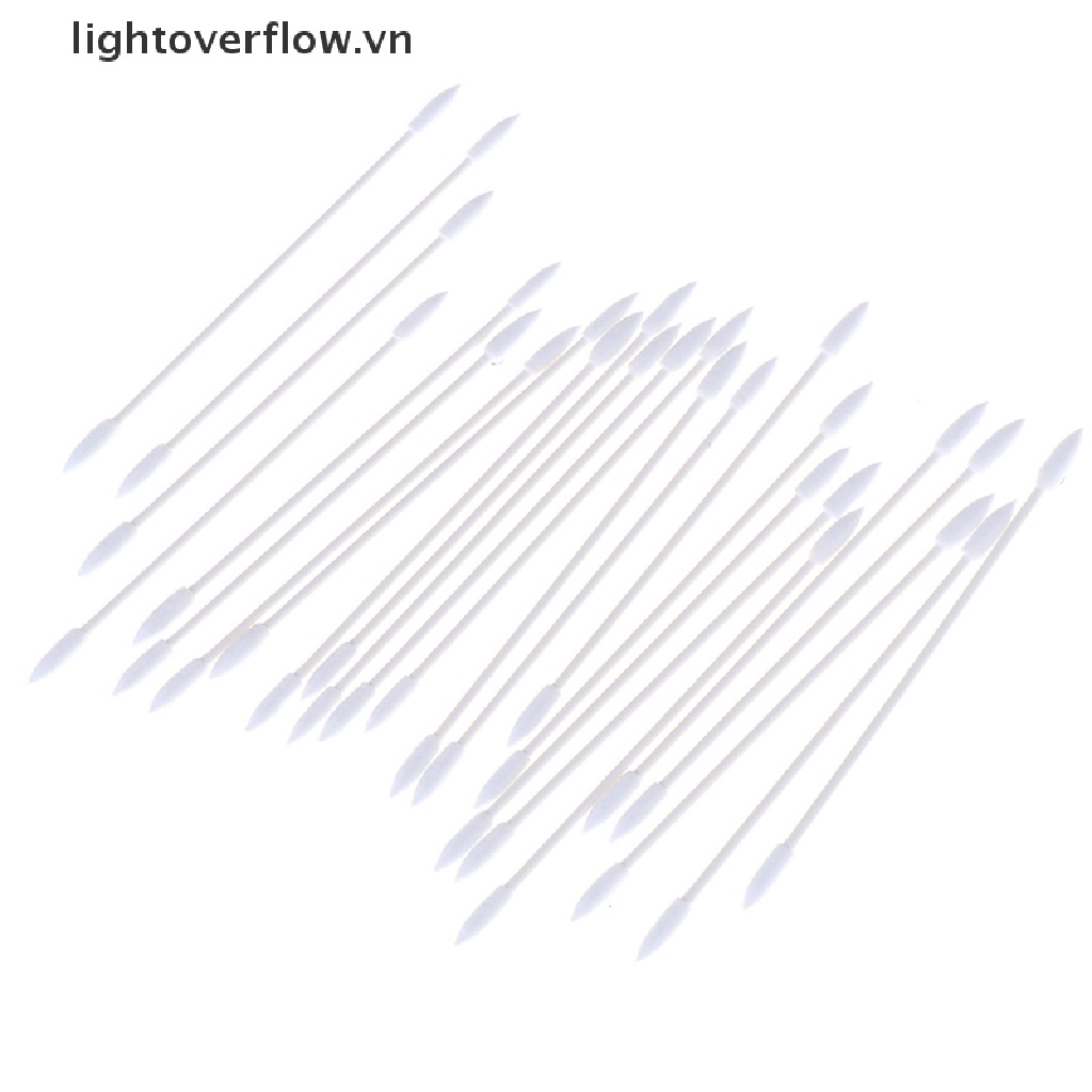 Set 50 / 100 Tăm Bông Vệ Sinh Cổng Sạc Tai Nghe Chống Bụi