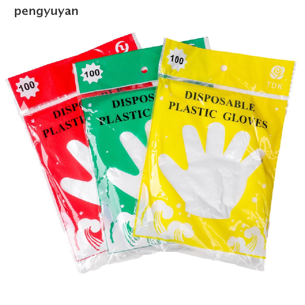 Set 50 / 100 Găng Tay Vệ Sinh Trong Suốt Dùng Một Lần Cho Nhà Bếp