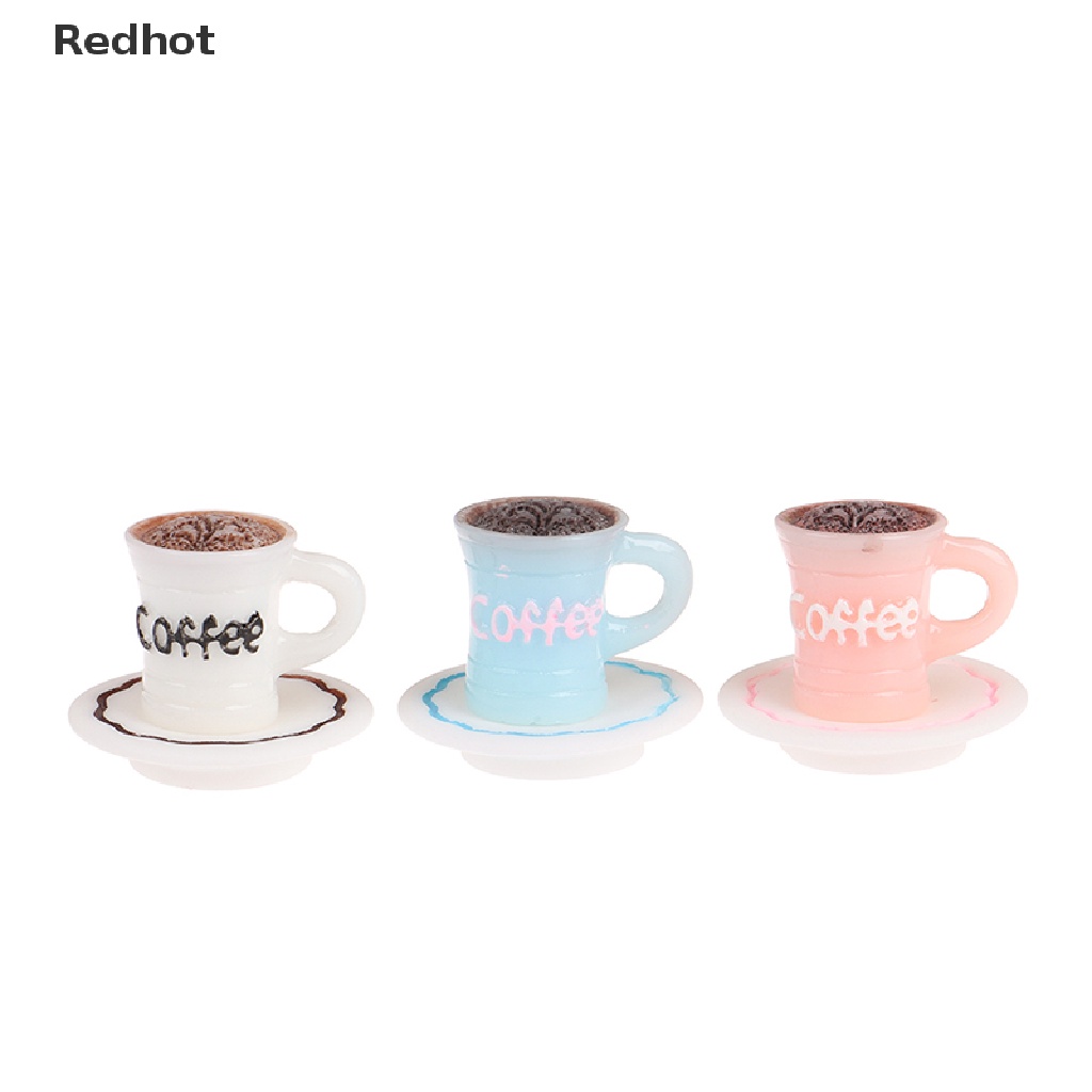 Bộ Ly Tách Uống Cà Phê Mini Tỉ Lệ 1 / 12 Trang Trí Nhà Búp Bê