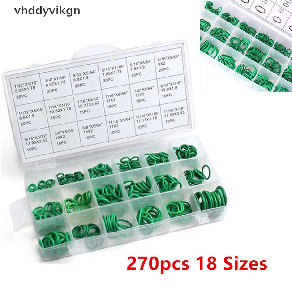 Set 270 Vòng Cao Su Dùng Để Sửa Chữa Máy Điều Hòa Xe Ô Tô Vn VN VN