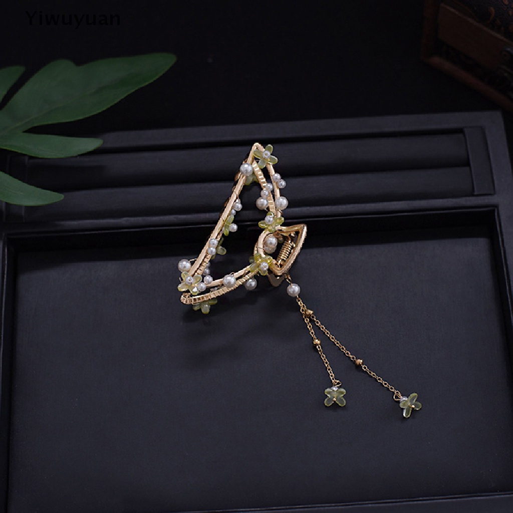 < Yiwuyuan > Kẹp Tóc Phối Tua Rua Phong Cách Trung Hoa