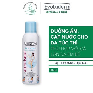 Xịt Khoáng Evoluderm Atomiseur Eau Pure Evoluderm 150ml