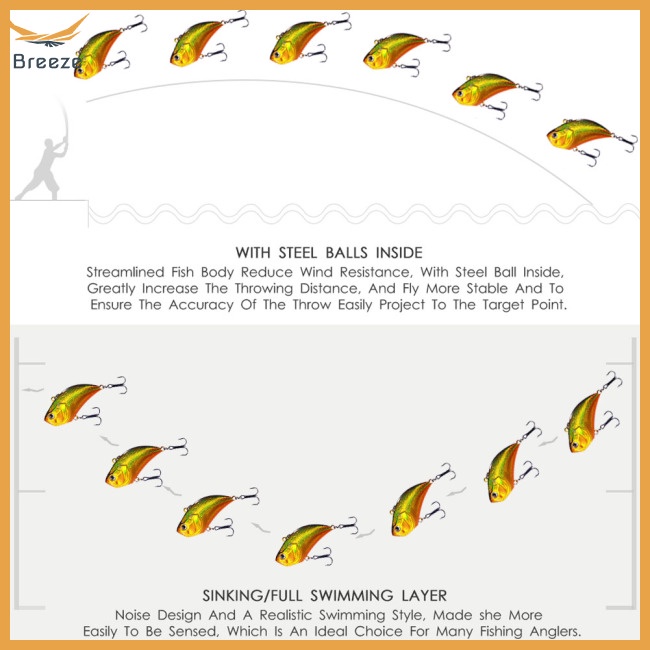 Mồi Giả Nhử Cá 5.4cm / 13g Bằng Nhựa Gắn Kèm Móc Câu