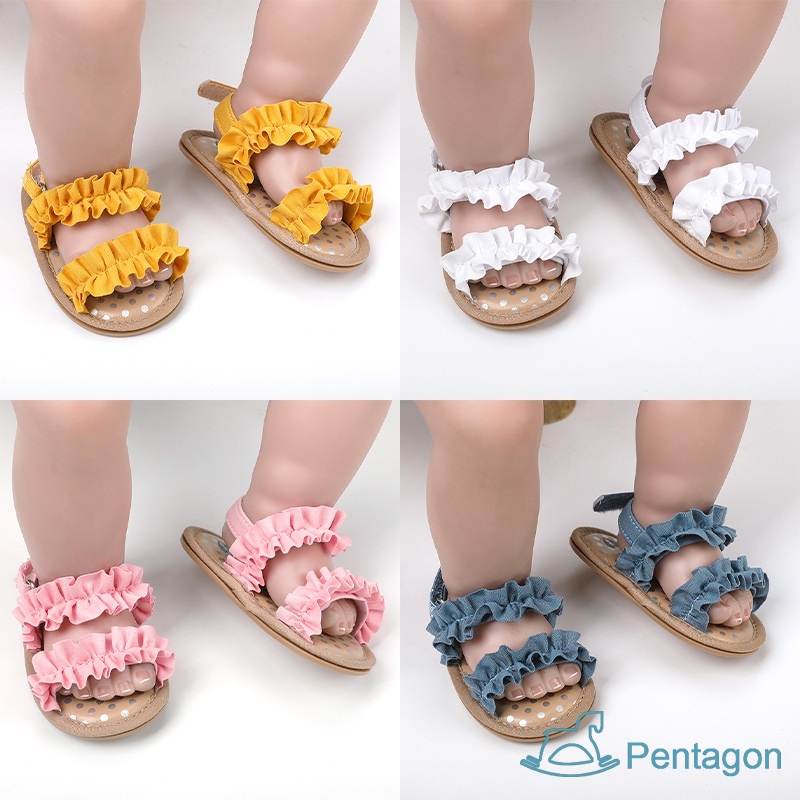 Xăng đan Đế Mềm Chống Trượt Thời Trang Mùa Hè Dành Cho Bé Gái