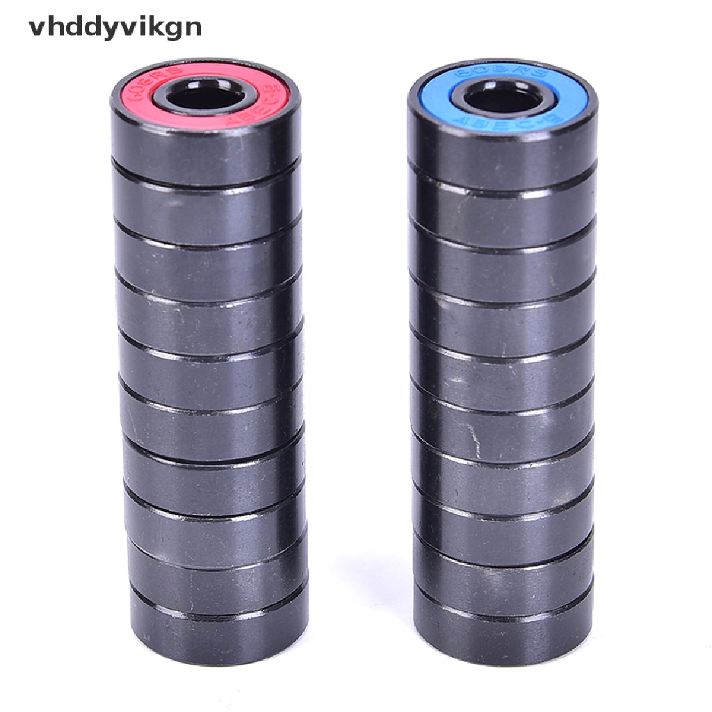 Set 10 Ổ Bi 608 2RS 608RS 608-2RS Bằng Thép Chuyên Dụng