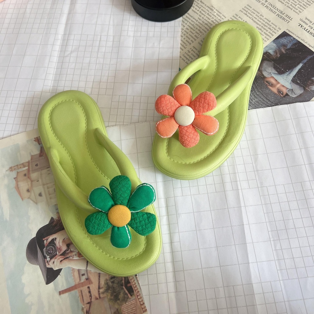 JY223- B3 - Dép quai kẹp bánh mì đúc liền dễ thương chất mềm giá rẻ EVA siêu nhẹ chân