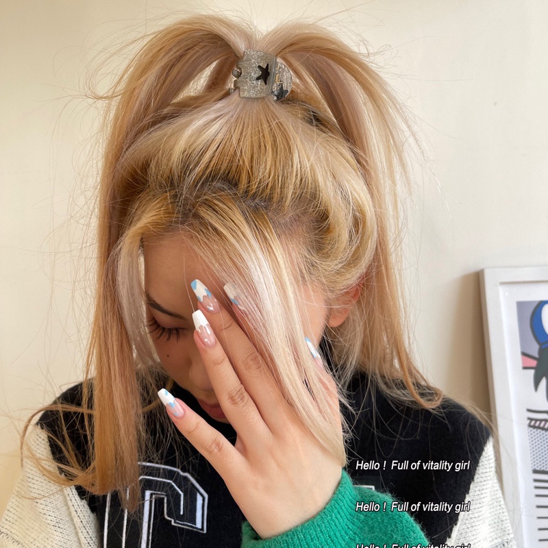 Kẹp Tóc Hình Ngôi Sao / Cá Mập Màu Đen Ngọt Ngào Cho Nữ