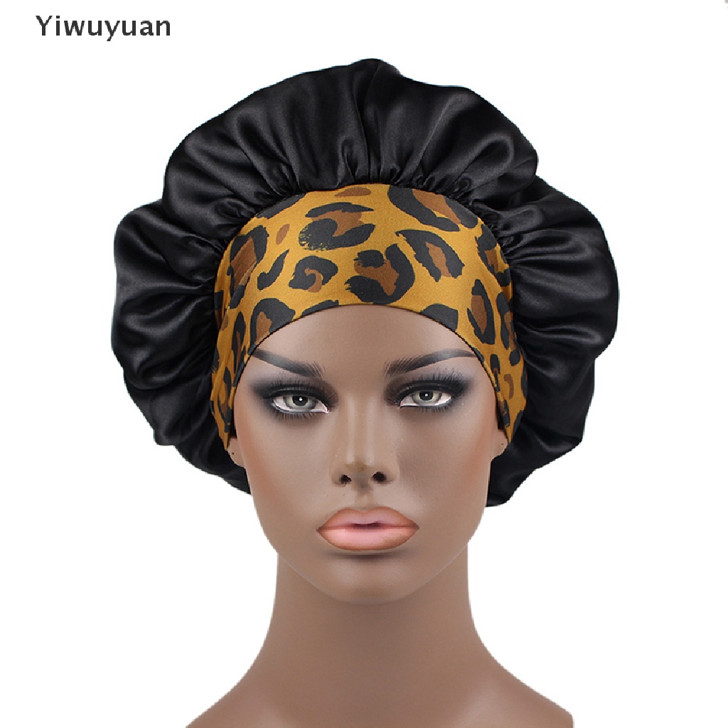< Yiwuyuan > Mũ Trùm Đầu Ngủ Hai Lớp Bằng Lụa Sa Có Thể Điều Chỉnh Giảm Giá