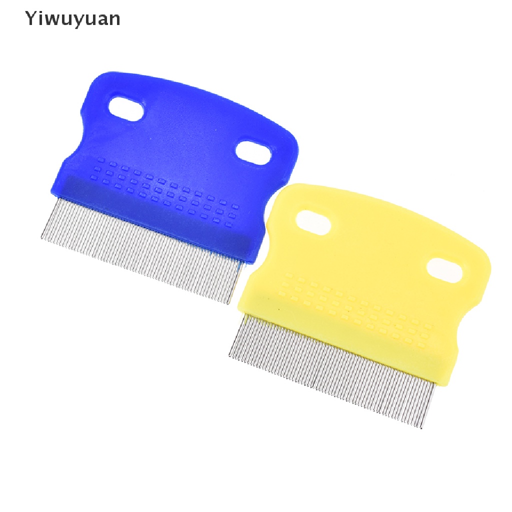 < Yiwuyuan > Lược Chải Lông Chất Liệu Thép Không Gỉ Loại Bỏ Rận Cho Thú Cưng