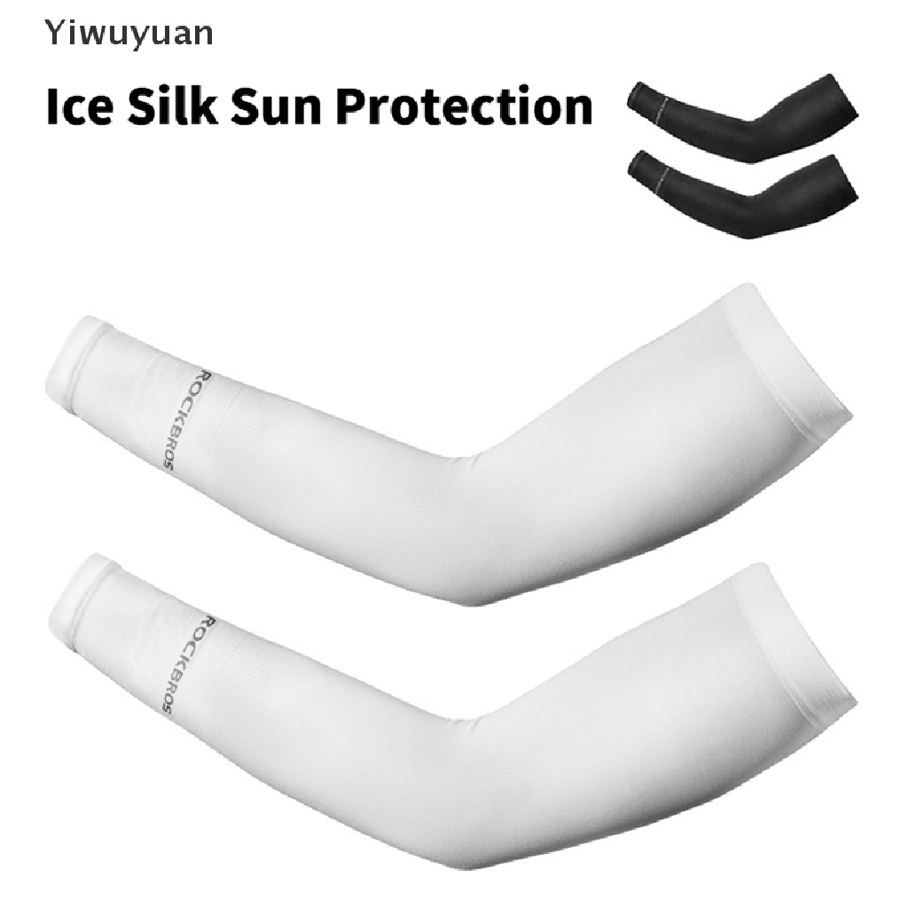 < Yiwuyuan > Vớ Ống Tay Và Cánh Tay Chống Tia UV Dùng Khi Đi Xe Máy / Đạp Thể Thao Băng Giá Mát Mẻ